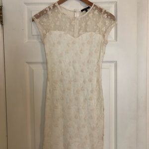 White lace dress